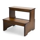 Banqueta de duas etapas StrongTek Bamboo para adultos e crianças 160 kg