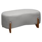 Banqueta Decorativa Orgânica Puff Thor 100cm P/ Sala Bouclé Banqueta Decorativa Orgânica Puff Thor 100cm P/ Sala Bouclé
