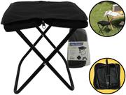 Banqueta Dobrável Banco Ferro Tecido Oxford Camping Piquenique Praia Multiuso 30cm Até 100kg