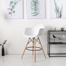 Banqueta Eames Arm PP Dsw-m Branco