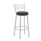 Banqueta Elisabete assento preto