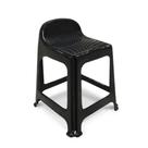 Banqueta Encosto Banquinho Resistente Bar Lanchonete Adulto Grande 70kg Banqueta Encosto Banquinho Resistente Bar Lanchonete Adulto Grande 70kg
