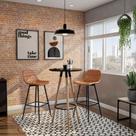 Banqueta Fixa Iorque Marrom