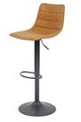 Banqueta George PU Caramelo Base Preta Giratoria 111cm - 49912 Banqueta George PU Caramelo Base Preta Giratoria 111cm - 49912