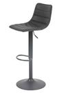 Banqueta George PU Preto Base Preta Giratoria 111cm - 49911 Banqueta George PU Preto Base Preta Giratoria 111cm - 49911