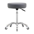 Banqueta giratória Ainilaily Heavy Duty 180 kg giratória ajustável cinza