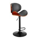 Banqueta Giratória Bergen Preta