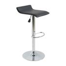 Banqueta Giratória com Base Cromada Fortt Metz Preta - BGF06-P