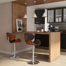 Banqueta Giratória Haarlem Marrom