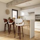 Banqueta Giratória Leiden Branca