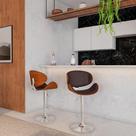 Banqueta Giratória Lobith Marrom