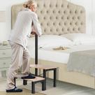 Banqueta Hiumtree com alça, capacidade de 160 kg para idosos
