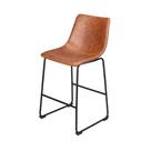 Banqueta Horto Baixa material sintético Marrom Base Preta - 70140 Banqueta Horto Baixa material sintético Marrom Base Preta - 70140