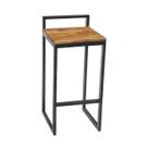 Banqueta Industrial Taburete Teca