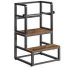 Banqueta Infantil HOOBRO Kids Standing Tower - Preta/Marrom