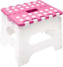 Banqueta Multiuso Dobrável Buba Rosa Compacta e Prática Banqueta Multiuso Dobrável Buba Rosa Compacta e Prática
