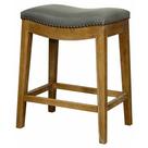 Banqueta New Pacific Direct Elmo Leather Vintage Grey 52cm