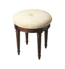 Banqueta Offex Bernadette Cherry Wood 18x18x48cm