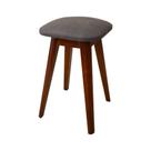 Banqueta Ônix 30cm Imbuia Tecido 501-b Banqueta Ônix 30cm Imbuia Tecido 501-b