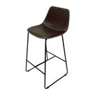 Banqueta para Cozinha 99cm X 44cm Verner Marrom Café/Preto