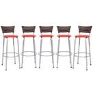 Banqueta Para Cozinha Americana Estrutura Prata Kit 5un Cadeira Balcão Bar Encosto Junco Argila 70cm Itagold Banqueta Para Cozinha Americana Estrutura Prata Kit 5un Cadeira Balcão Bar Encosto Junco Argila 70cm Itagold