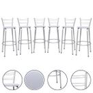 Banqueta Para Cozinha Americana Estrutura Prata Kit 6un Cadeira Balcão Bar Flórida Itagold Banqueta Para Cozinha Americana Estrutura Prata Kit 6un Cadeira Balcão Bar Flórida Itagold