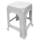 Banqueta plast. branca arcos caixaplast