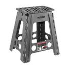 Banqueta Plástica Dobrável 450 mm Cinza Vonder Banqueta Plástica Dobrável 450 mm Cinza Vonder