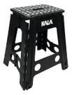 Banqueta Plástica Dobrável 45cm 150kg Kala Cor Preto