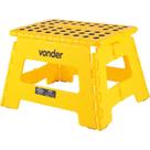 Banqueta Plástica Dobrável Amarela 220 Mm Vonder