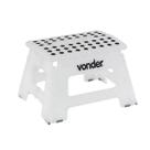 Banqueta plástica dobrável transparente altura 220mm Vonder