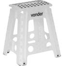 Banqueta Plástica Multiuso Dobrável Alça 450cm 150kg Vonder