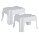 Banqueta Plástica Resistente Rubbermaid Roughneck 300kg - Branca