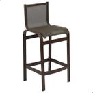 Banqueta Premium em Alumínio e Tela sling Banqueta Premium em Alumínio e Tela sling