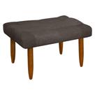Banqueta Puff Retangular Requinte para Sala Quarto Bouclê