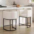 Banqueta RIVOVA 61 cm Estofada Altura do Assento 61 cm Conjunto com 2