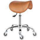 Banqueta rolante BEWISHOME BMD01Z Camel com altura ajustável