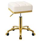 Banqueta rolante CQAEBK Assento ajustável de 33 cm banhado a ouro