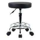 Banqueta rolante KKTONER PU Leather Swivel Height Adjust Black