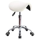 Banqueta rolante KKTONER Swivel PU em couro PU branco