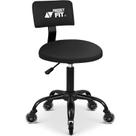 Banqueta Rolling Shop FreekyFit com encosto, ajustável de 40 a 46 cm Banqueta Rolling Shop FreekyFit com encosto, ajustável de 40 a 46 cm