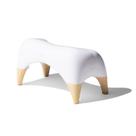 Banqueta sanitária TUSHY Ottoman Premium branca/bambu