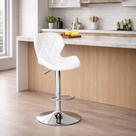 Banqueta Slim Alta Giratória Ergonomica Altura Regulável Balcão Bar Cozinha Cores Variadas