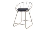Banqueta Sunset Baixa Cadeira Metal Champanhe Luxo