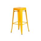 Banqueta Tolix Iron Design Industrial Amarela 76 cm Aço Cozinha Bar Bistrô Bancada Banqueta Tolix Iron Design Industrial Amarela 76 cm Aço Cozinha Bar Bistrô Bancada