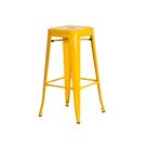 Banqueta Tolix Iron Design Industrial Amarela 76 Cm Aço Banqueta Tolix Iron Design Industrial Amarela 76 Cm Aço