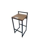 Banqueta Urbana metal Preto/mel