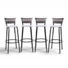 Banquetas alta para cozinha Banco Alta Ideal Balcão Gourmet Bar Bistrô Bancada Americana Com Encosto Junco Degradê Itagold Banquetas alta para cozinha Banco Alta Ideal Balcão Gourmet Bar Bistrô Bancada Americana Com Encosto Junco Degradê Itagold