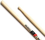 Baqueta C. Ibañez Hickory Padrão 5A Extra Long Clássica Madeira Made in USA Top com Ponta de Madeira