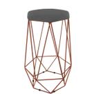 Baqueta Paris Alta Hexagonal Base Bronze